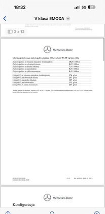 Mercedes-Benz Klasa V cena 335000 przebieg: 26500, rok produkcji 2022 z Gliwice małe 254